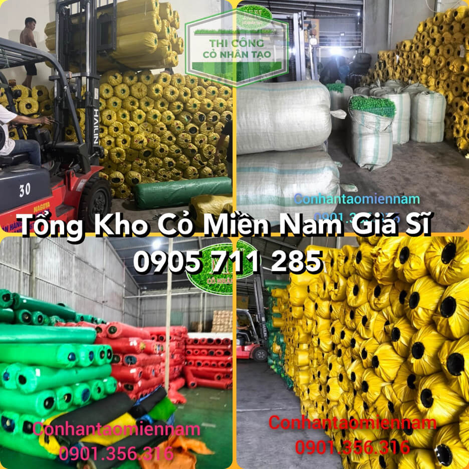 Kho Cỏ nhân tạo Miền Nam luôn có sẵn nhiều loại sản phẩm cỏ nhân tạo
