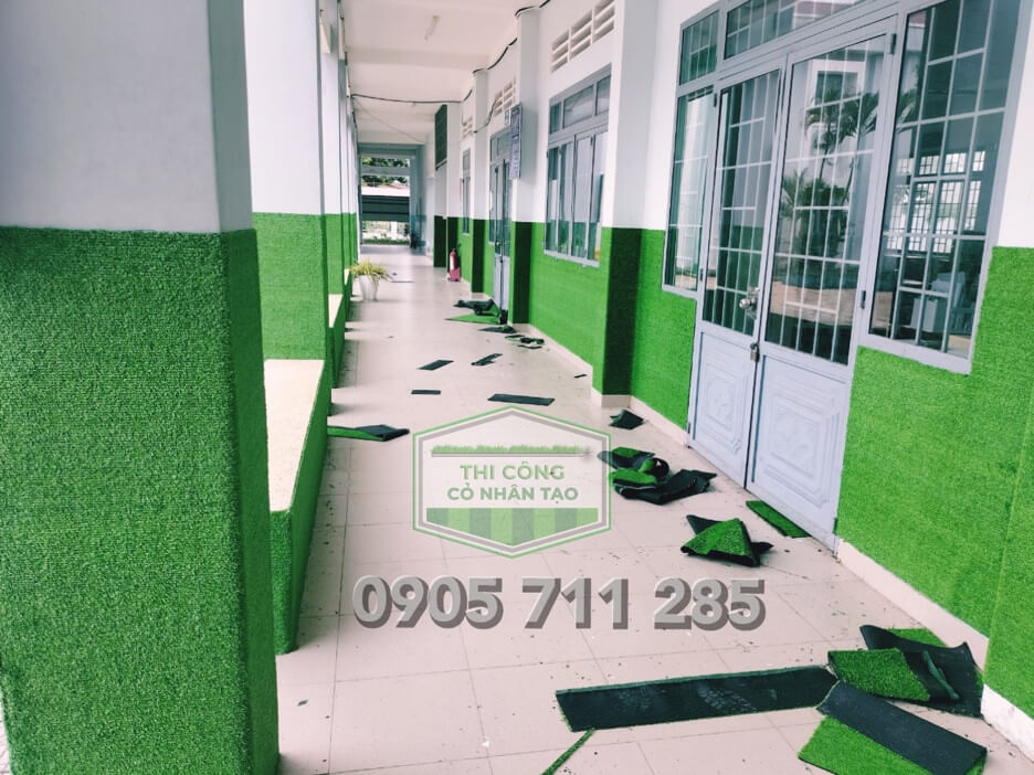 Hoàn Thiện Quy Trình Thi Công Thảm Cỏ Nhân Tạo Tại Trường Học Đồng Nai