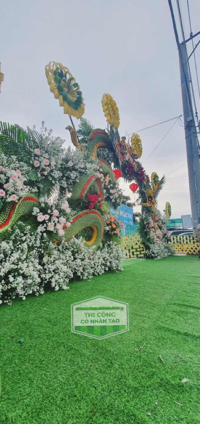 Cỏ nhân tạo MN - Thảm cỏ nhân tạo trải rạp cưới giá sỉ