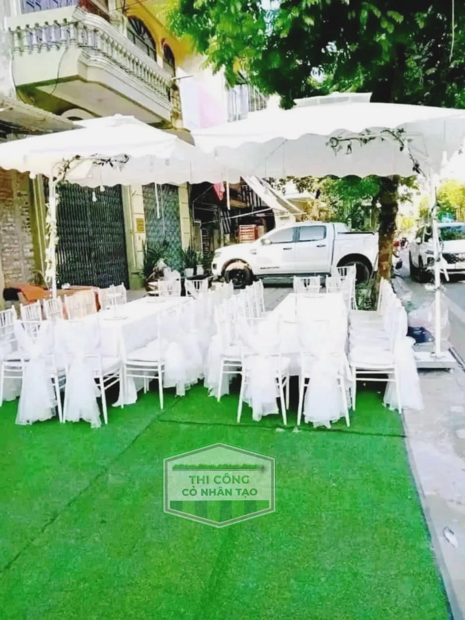 Cỏ nhân tạo có thể được sử dụng trong nhiều loại sự kiện khác nhau